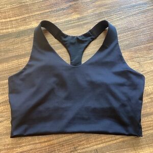 Spanx‎ Black Longline Medium Impact Sports Bra Large Style 50219R
